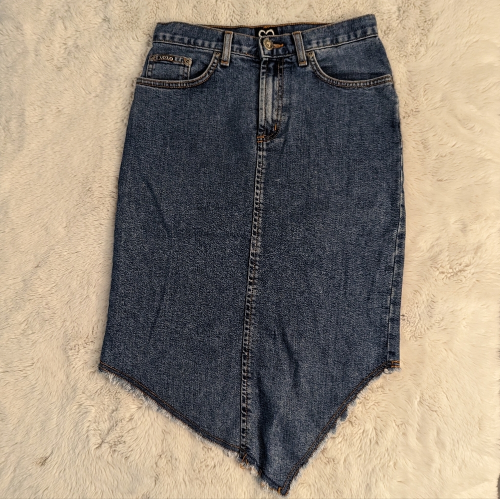 XOXO Jeans Skirt